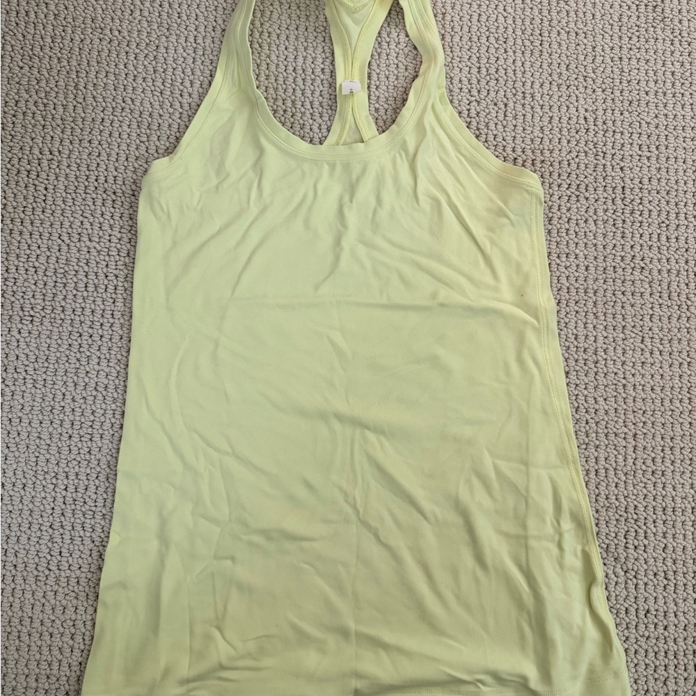 Lululemon Athletica Lime Green Tank Top